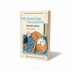 VTG CLASSIC NOVEL The Phantom Tollbooth Book by Norton Juster kids books class